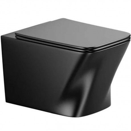 1015499GBK Aprilia Black - Конзолна Тоалетна Чиния